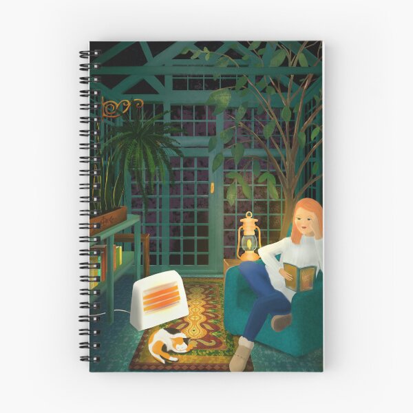 Item preview, Winter Conservatory with a Calico Cat designed and sold by Amanda Webster.