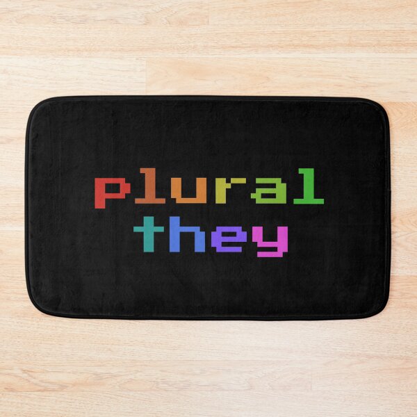 Item preview, Plural They (Retro Pixel Rainbow) designed and sold by Collective Tey.
