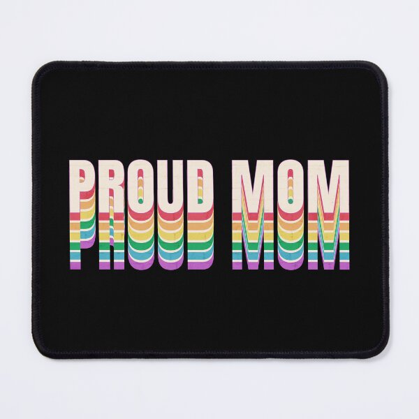 Item preview, Proud Mom LGBTQ Ally Rainbow Flag Mother's Pride designed and sold by Queer Pride Shop.