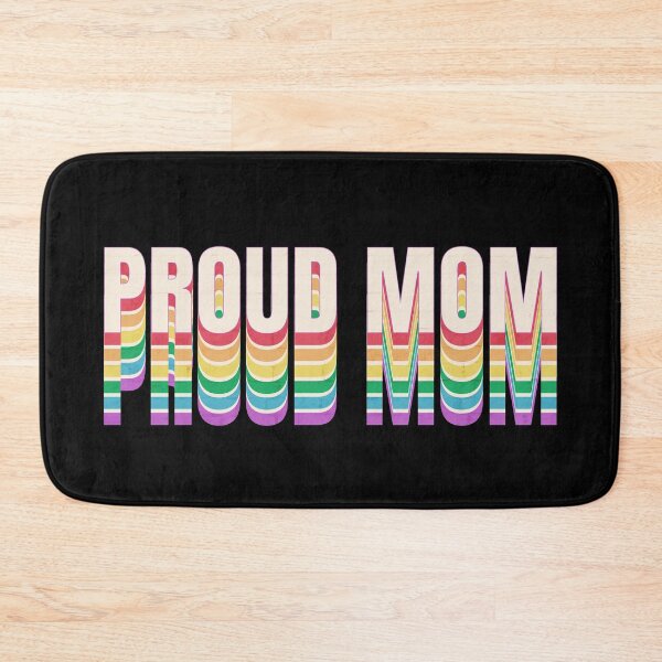 Item preview, Proud Mom LGBTQ Ally Rainbow Flag Mother's Pride designed and sold by Queer Pride Shop.