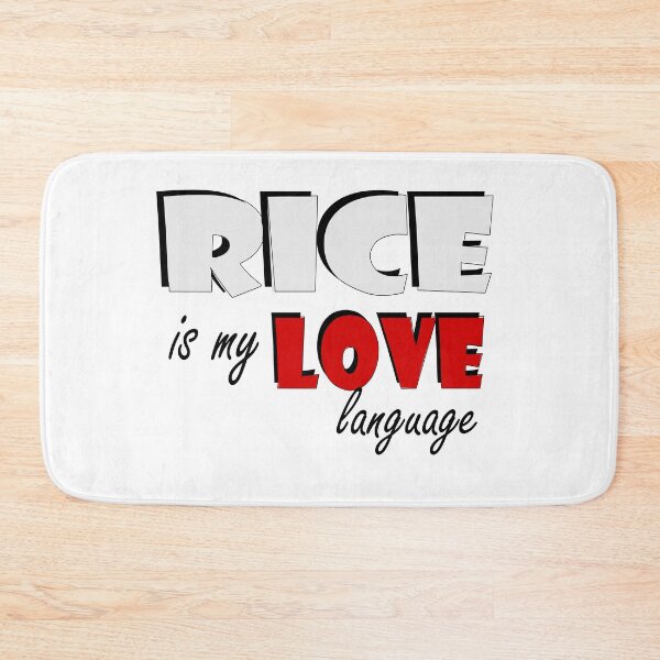 Item preview, rice is my love language designed and sold by Mewnew.