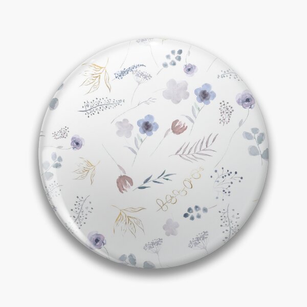 Item preview, abstract wildflower pattern  designed and sold by ColorandColor.