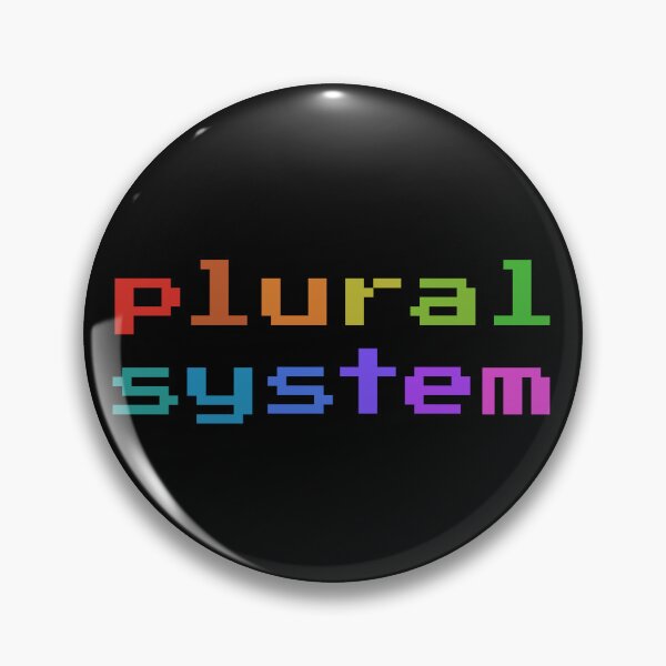 Item preview, Plural System (Retro Pixel Rainbow) designed and sold by Collective Tey.