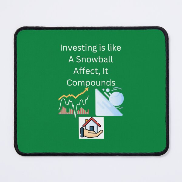 Item preview, Investing is like A Snowball Affect , It Compounds designed and sold by UpcomingTech.