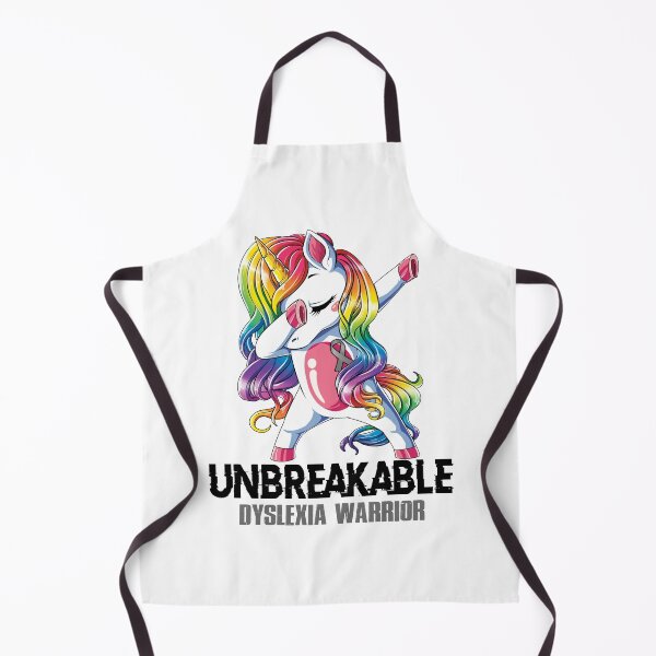 Item preview, Dyslexia Awareness - Unicorn Dyslexia Warrior Ribbon UNBREAKABLE designed and sold by Fernandezf.