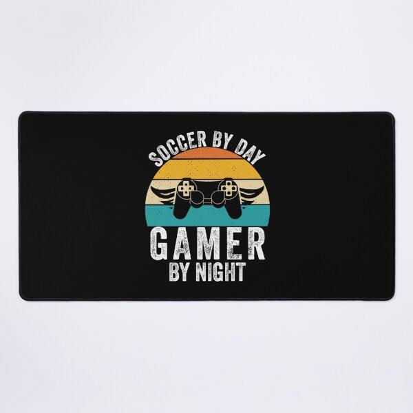 Item preview, Funny Soccer By Day Gamer By Night for soccer player & Gamer designed and sold by Celtec Designer ⭐⭐⭐⭐⭐.