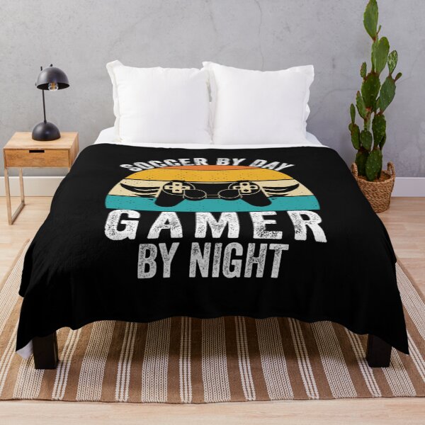 Item preview, Funny Soccer By Day Gamer By Night for soccer player & Gamer designed and sold by Celtec Designer ⭐⭐⭐⭐⭐.