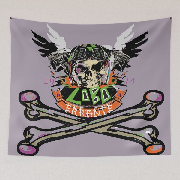 Item preview, Lobo Errante Old Skull designed and sold by lobo-errante.
