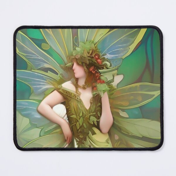 Item preview, Vintage Absinthe Art Deco Green Fairy designed and sold by ZiolaRosa.