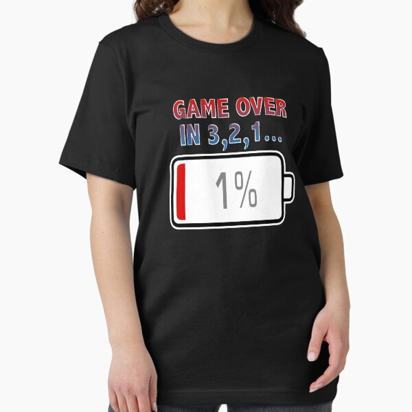 Game Over In 3, 2, 1... with Battery at 1% Essential T-Shirt
