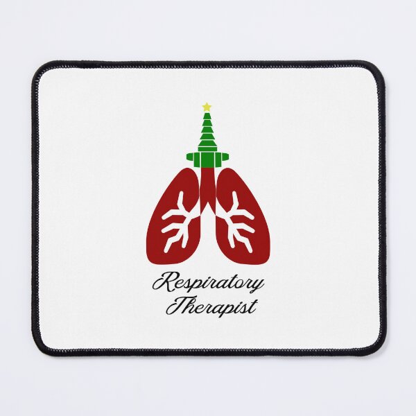 Item preview, Oxygen Christmas Tree with Lung, Respiratory Therapist Christmas designed and sold by BearAndCat.