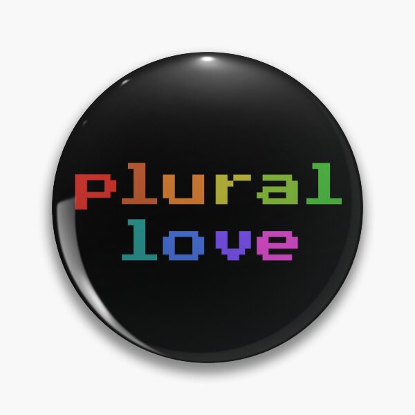 Item preview, Plural Love (Retro Pixel Rainbow) designed and sold by Collective Tey.