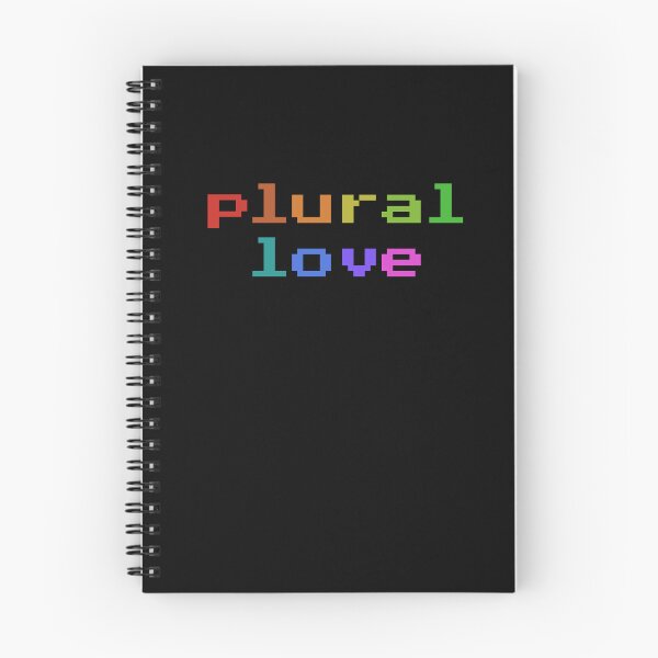 Item preview, Plural Love (Retro Pixel Rainbow) designed and sold by Collective Tey.
