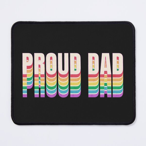 Item preview, Proud Dad LGBTQ Pride Ally Father's Day designed and sold by Queer Pride Shop.