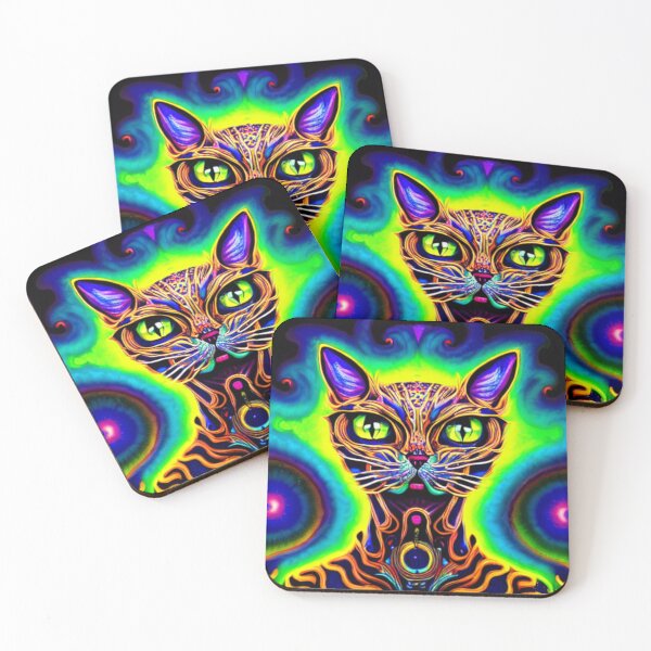 Item preview, PSYCHEDELIC KITTY designed and sold by JASCKSHIRTS.