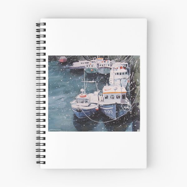 Item preview, Snow at Pittenweem Harbour designed and sold by arlyon art.