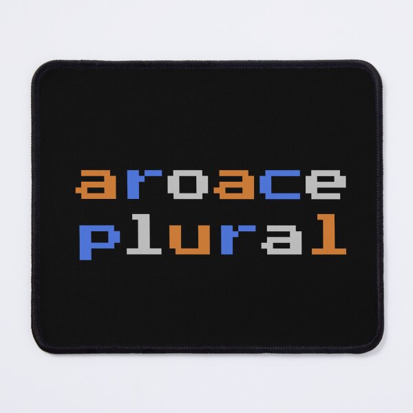 Item preview, Aro Ace Plural (Retro Pixel Beach Sunset Palette) designed and sold by Collective Tey.