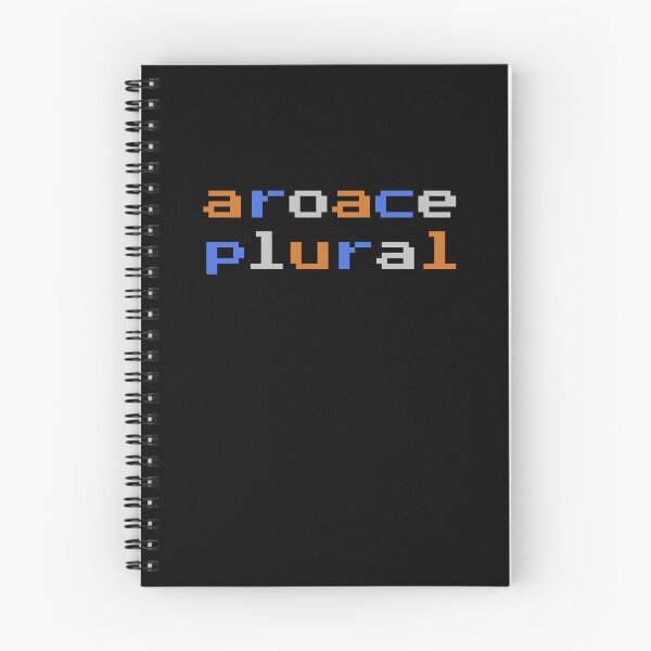 Item preview, Aro Ace Plural (Retro Pixel Beach Sunset Palette) designed and sold by Collective Tey.