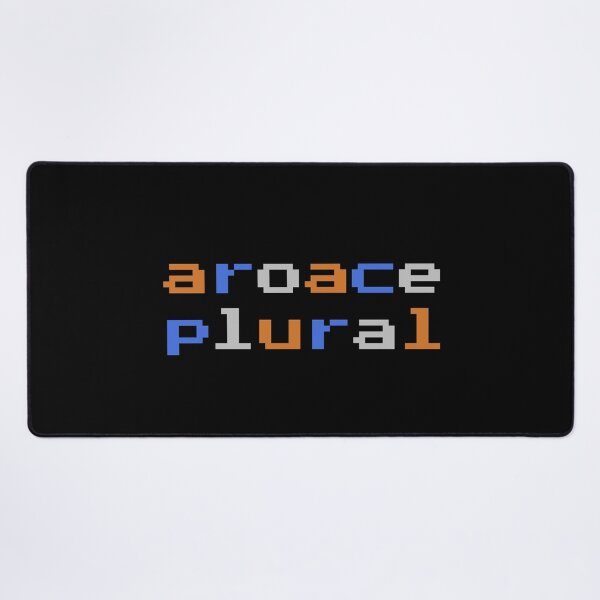 Item preview, Aro Ace Plural (Retro Pixel Beach Sunset Palette) designed and sold by Collective Tey.