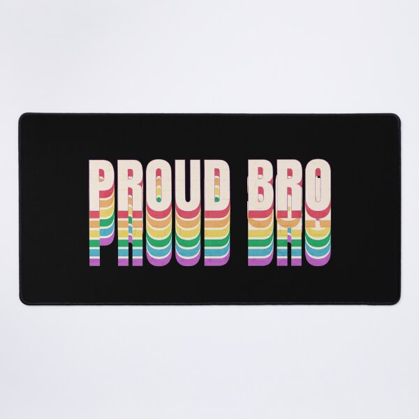 Item preview, Proud Bro LGBTQ Pride LGBT Ally Brother designed and sold by Queer Pride Shop.