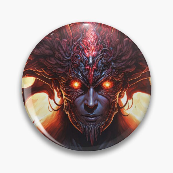 Item preview, Angry devil with face of fire and light designed and sold by Paraverse.