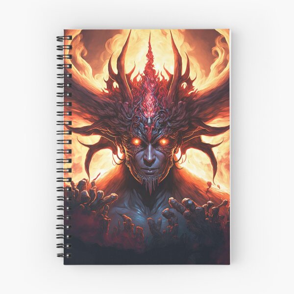 Item preview, Angry devil with face of fire and light designed and sold by Paraverse.
