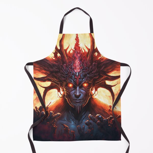 Item preview, Angry devil with face of fire and light designed and sold by Paraverse.
