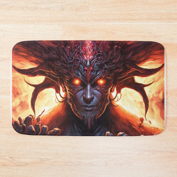 Item preview, Angry devil with face of fire and light designed and sold by Paraverse.