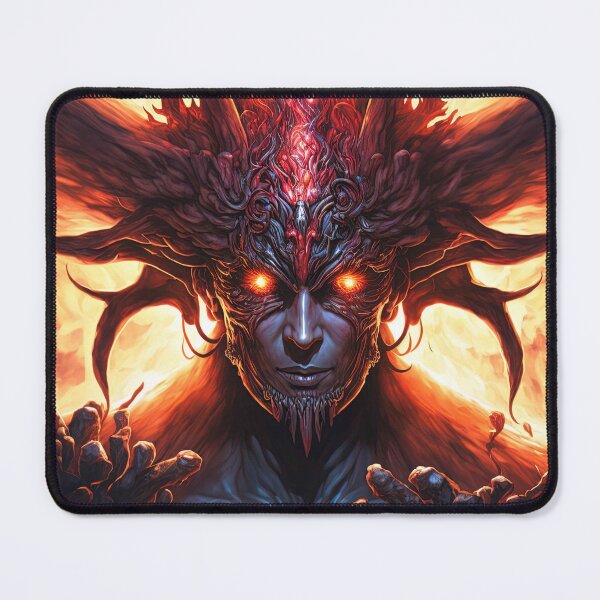 Item preview, Angry devil with face of fire and light designed and sold by Paraverse.