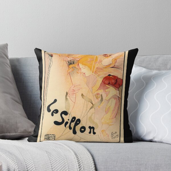 Item preview, Le Sillon Vintage Art Nouveau Poster designed and sold by CatgoDigital.