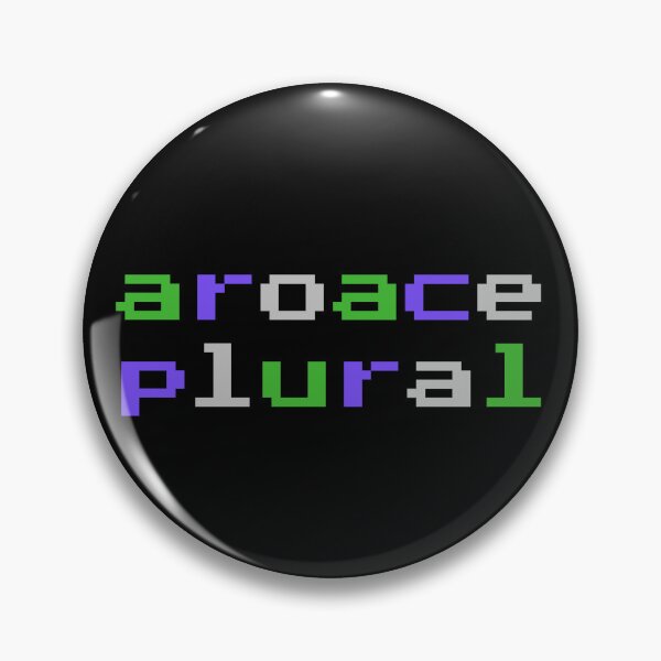Item preview, Aro Ace Plural (Retro Pixel Classic Palette) designed and sold by Collective Tey.