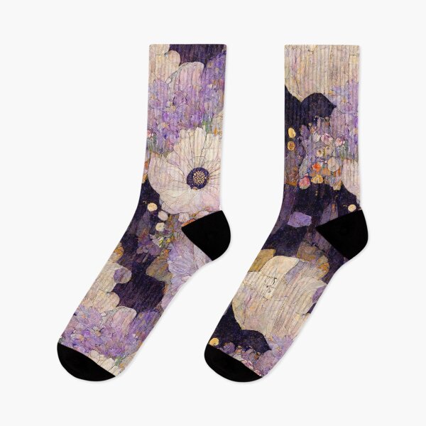Item preview, Violet Flower Field designed and sold by BellasArtStudio.