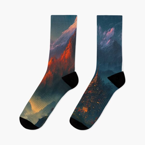 Item preview, Nepalese mountains with snow and a snowy landscape with mountains designed and sold by Paraverse.
