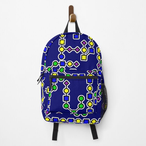 Item preview, Glycan Tessellation - Navy Background designed and sold by Artsy-Chemist.