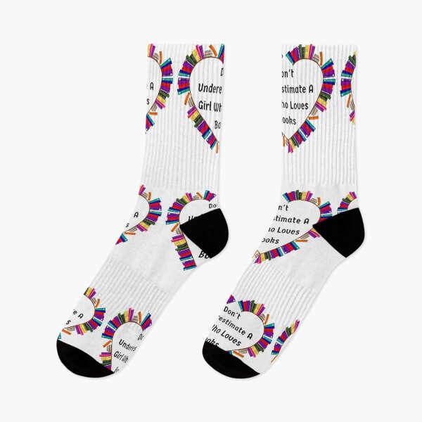 Item preview, Never Underestimate A Girl Who Loves Book - Funny And Cute Quotes designed and sold by Designspot2020.