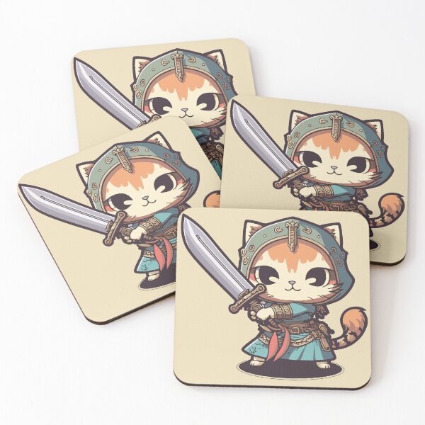 Item preview, Chibi Paladin Cat designed and sold by fantasy-cats.