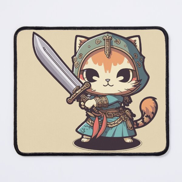 Item preview, Chibi Paladin Cat designed and sold by fantasy-cats.