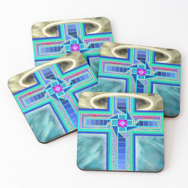 Item preview, A bright colorful cross designed and sold by J-KAP.
