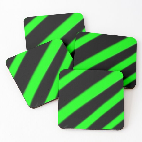 Item preview, Green and black diagonal stripes designed and sold by RemieJames.
