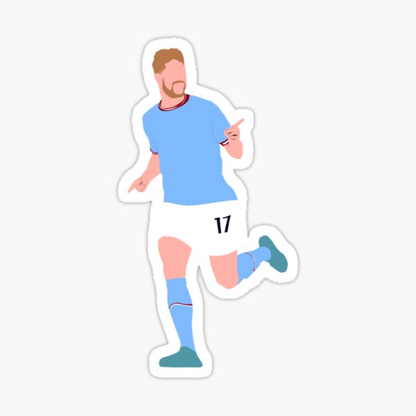 Kevin de Bruyne 2021 Jersey Sticker for Sale by Zgjimi17