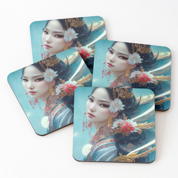 Item preview, Girl In rain with flowers designed and sold by RwaReverie.