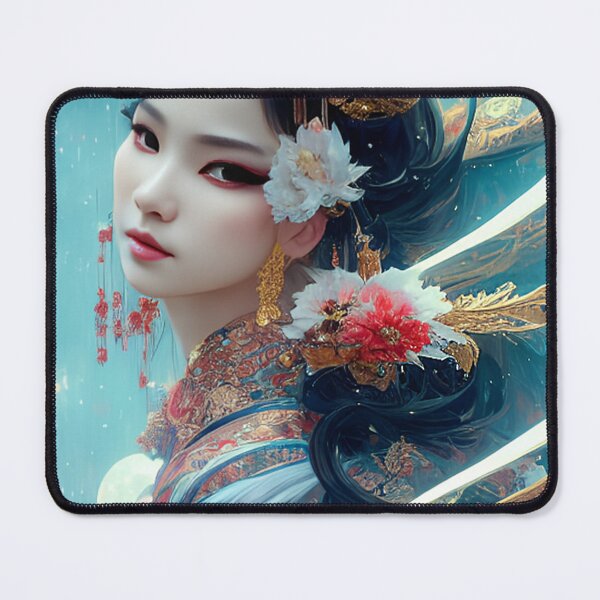 Item preview, Girl In rain with flowers designed and sold by RwaReverie.