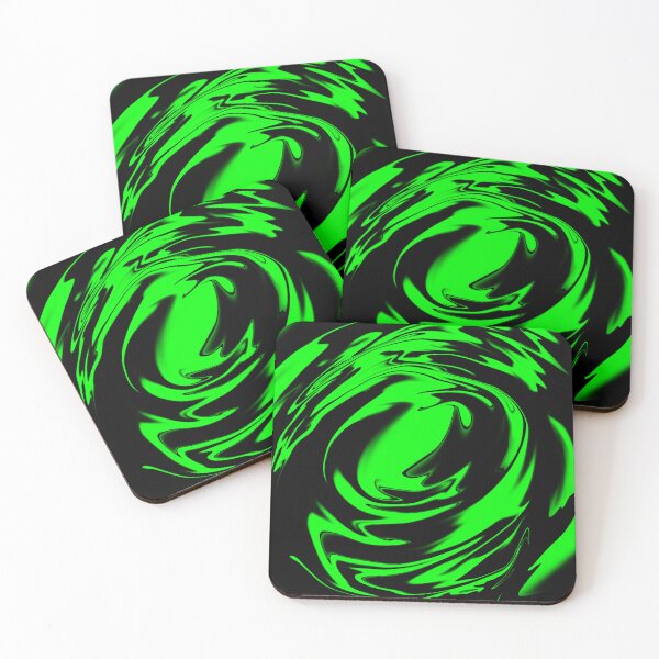 Item preview, Green and black liquify  designed and sold by RemieJames.