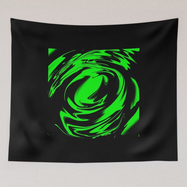 Item preview, Green and black liquify  designed and sold by RemieJames.