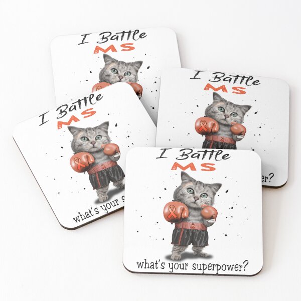 Item preview, MS Warrior - I Battle MS What Is Your Superpower? designed and sold by Jennpak.
