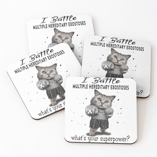 Item preview, Multiple Hereditary Exostoses Warrior - I Battle Multiple Hereditary Exostoses What Is Your Superpower? designed and sold by Jennpak.