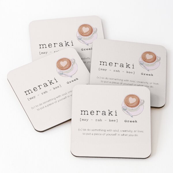 Item preview, Typography Meraki designed and sold by MindfulLiving.