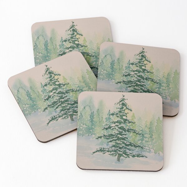 Item preview, Snowy Forest Scene designed and sold by WallaceColor.