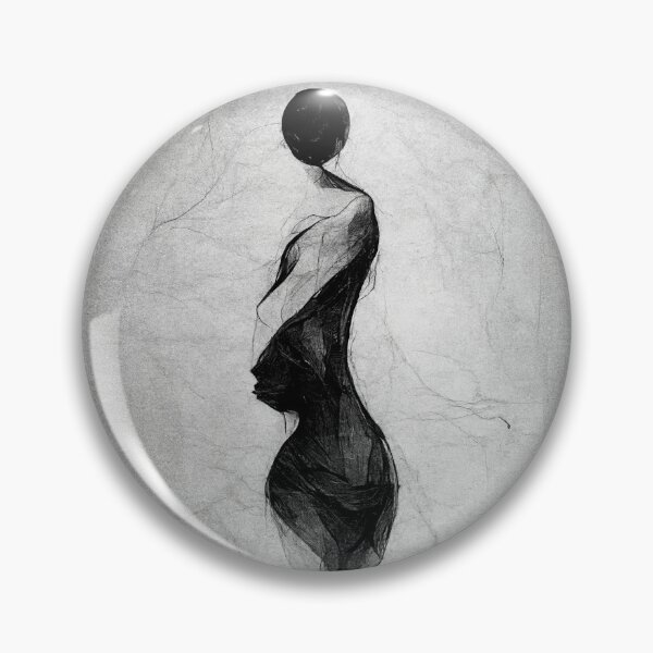 Item preview, charcoal woman designed and sold by Immersive Art.