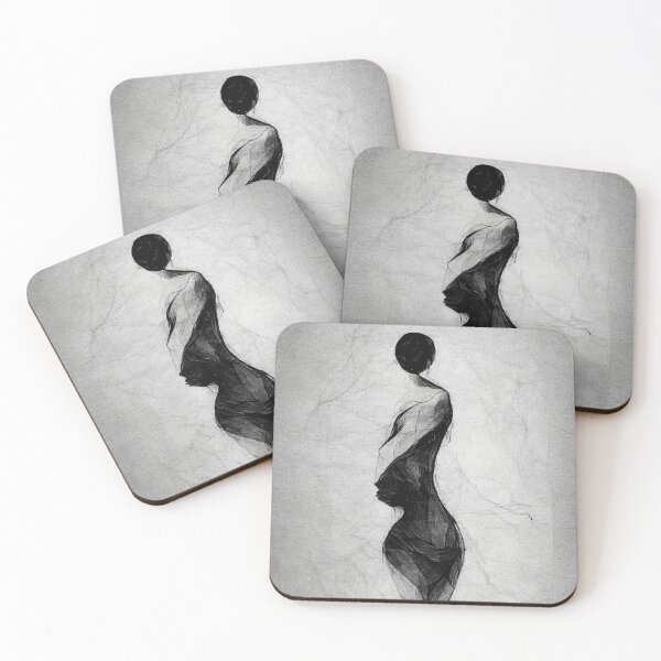 Item preview, charcoal woman designed and sold by Immersive Art.